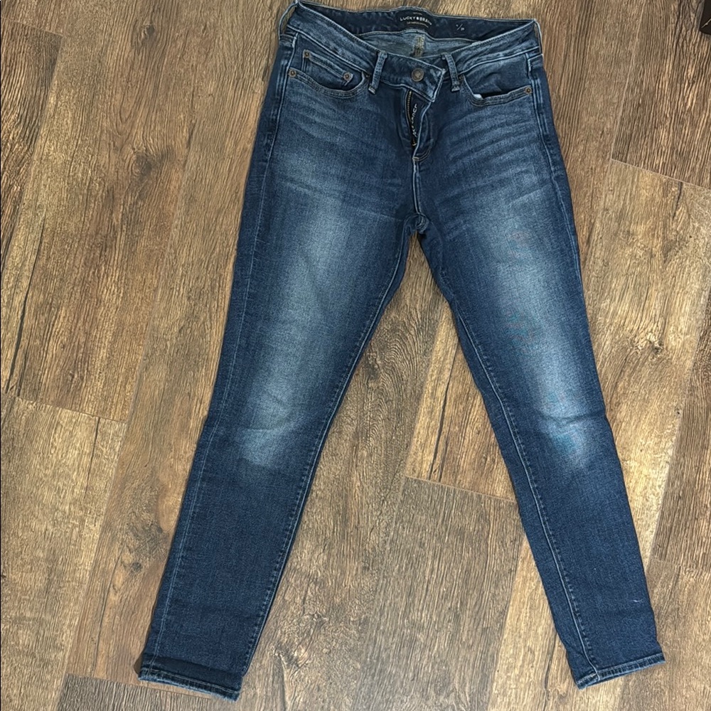 Lucky Brand Blue Skinny Jeans Medium Indigo